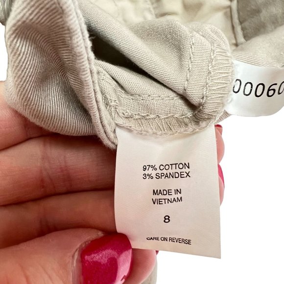 NWT New York & Company Tan Straight Hampton 7'' Twill Short Women's Size 17.25 - Picture 7 of 8